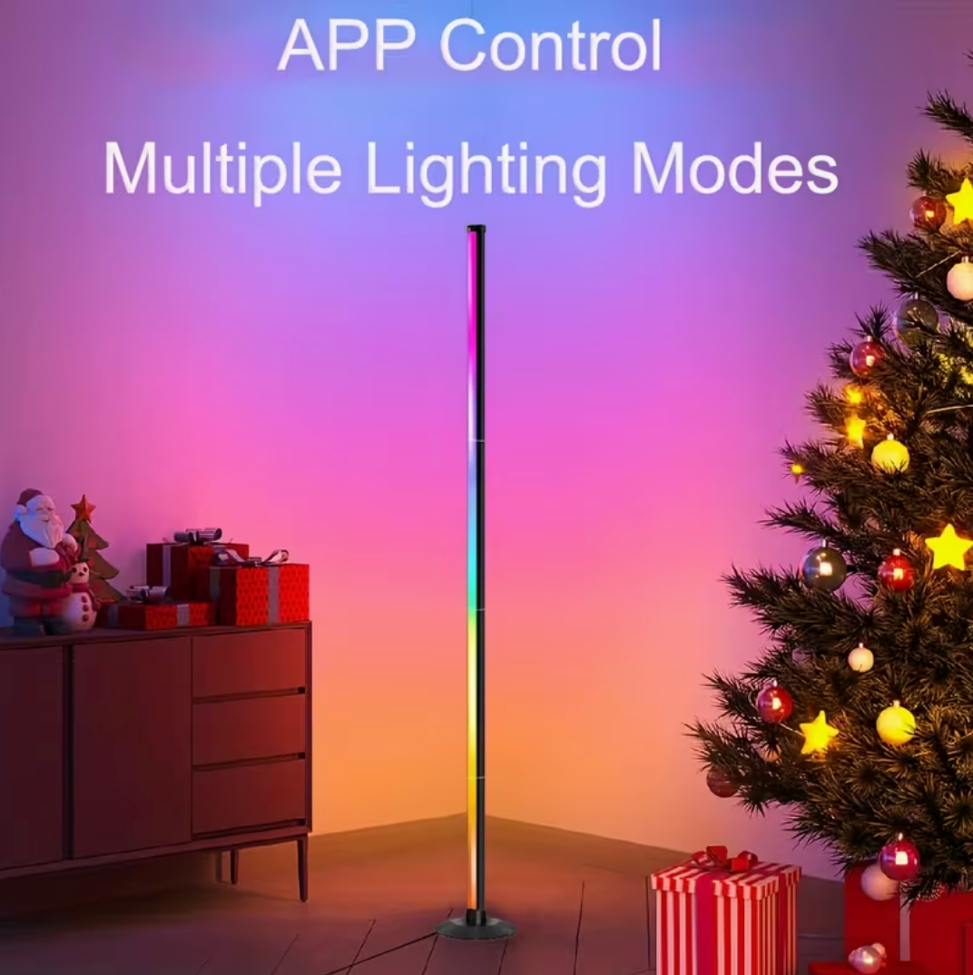 Lampe de sol LED intelligente RGBICB
