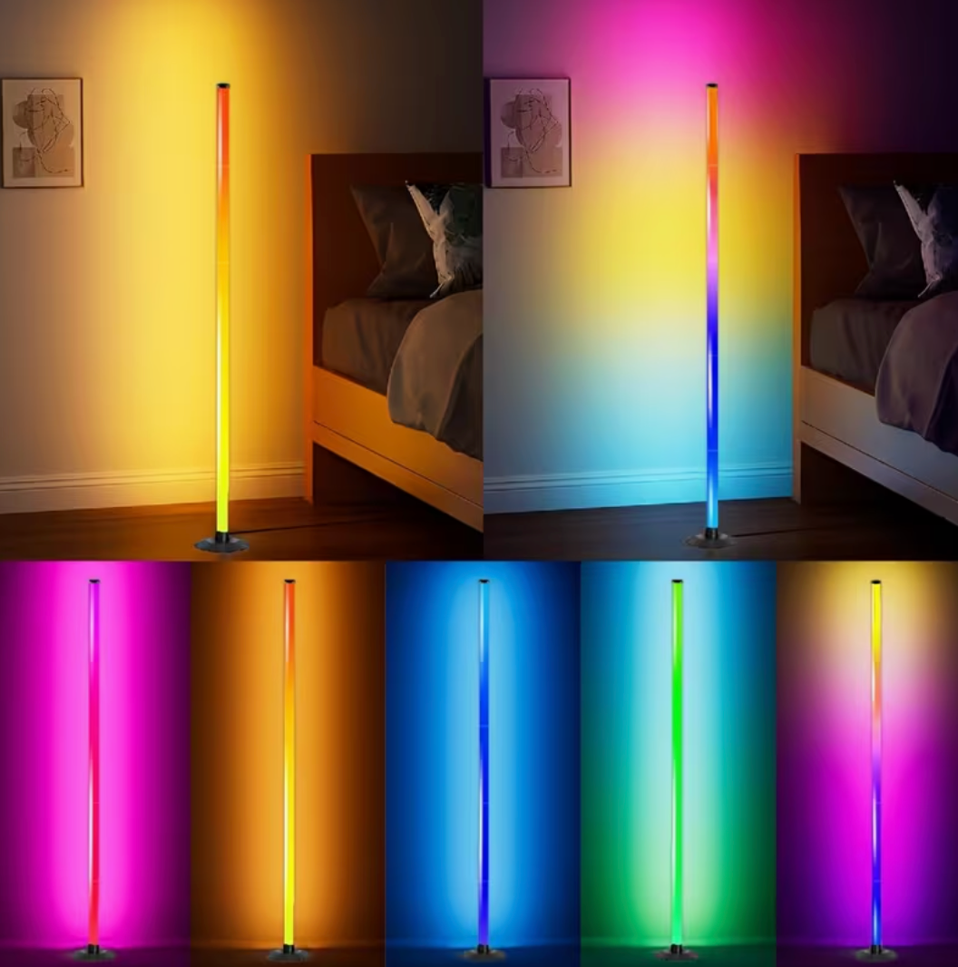Lampe de sol LED intelligente RGBICB