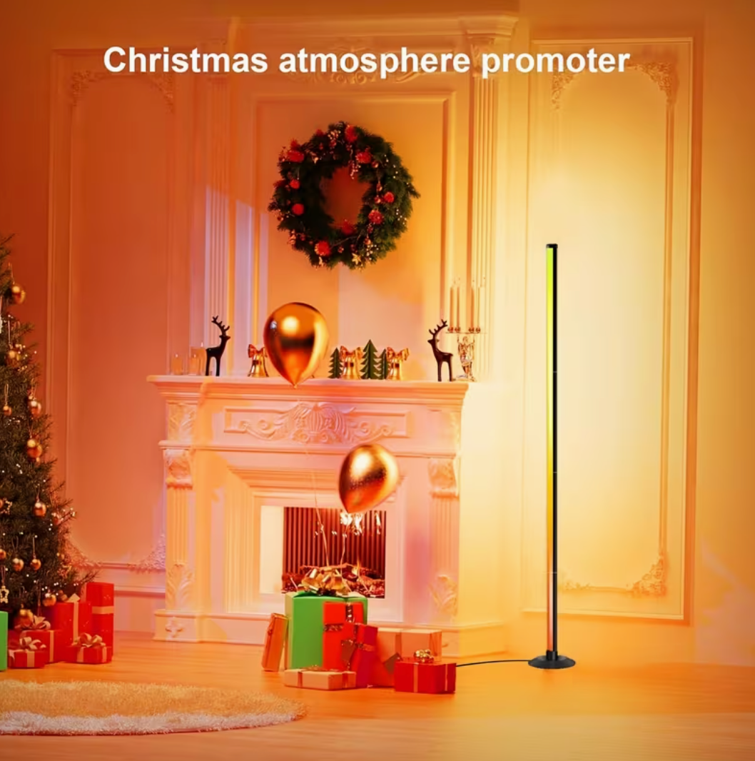 Lampe de sol LED intelligente RGBICB