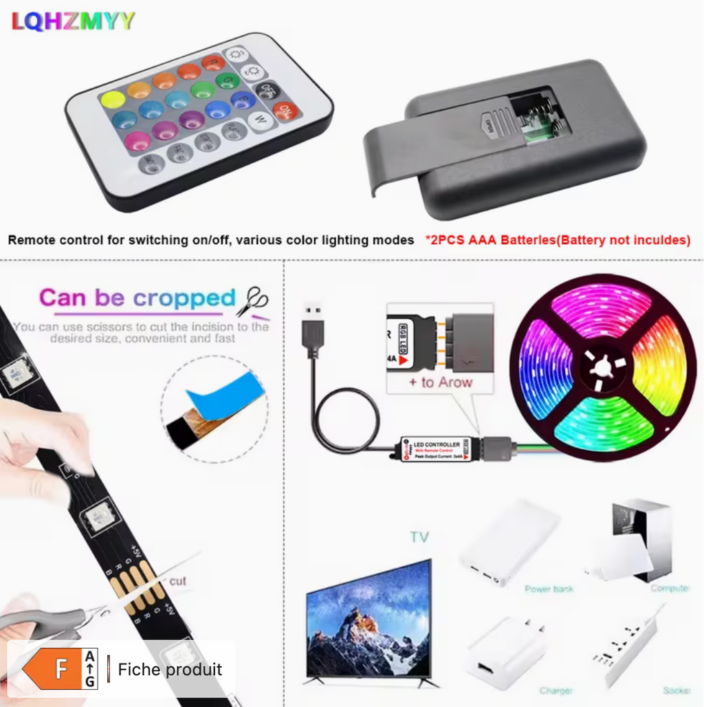 Bandes Lumineuses LED Intelligentes
