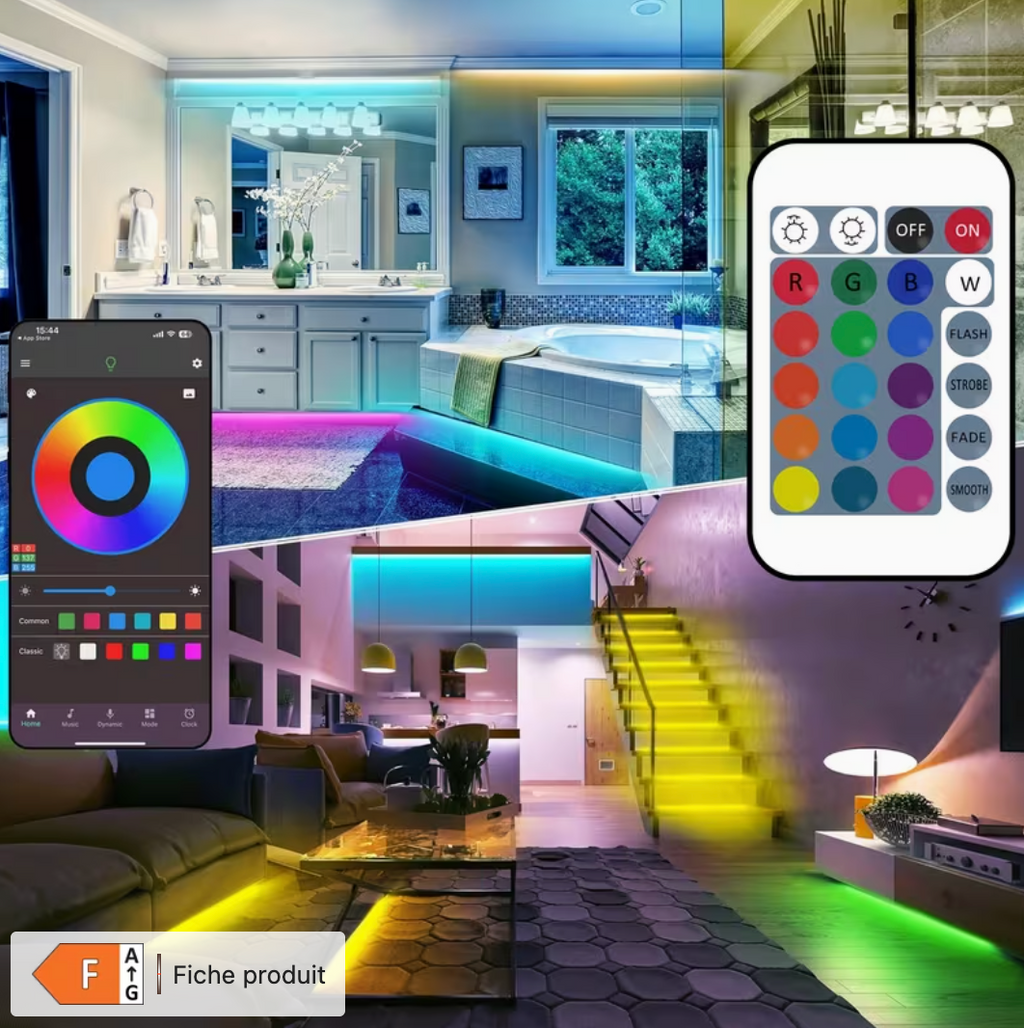 Bandes Lumineuses LED Intelligentes