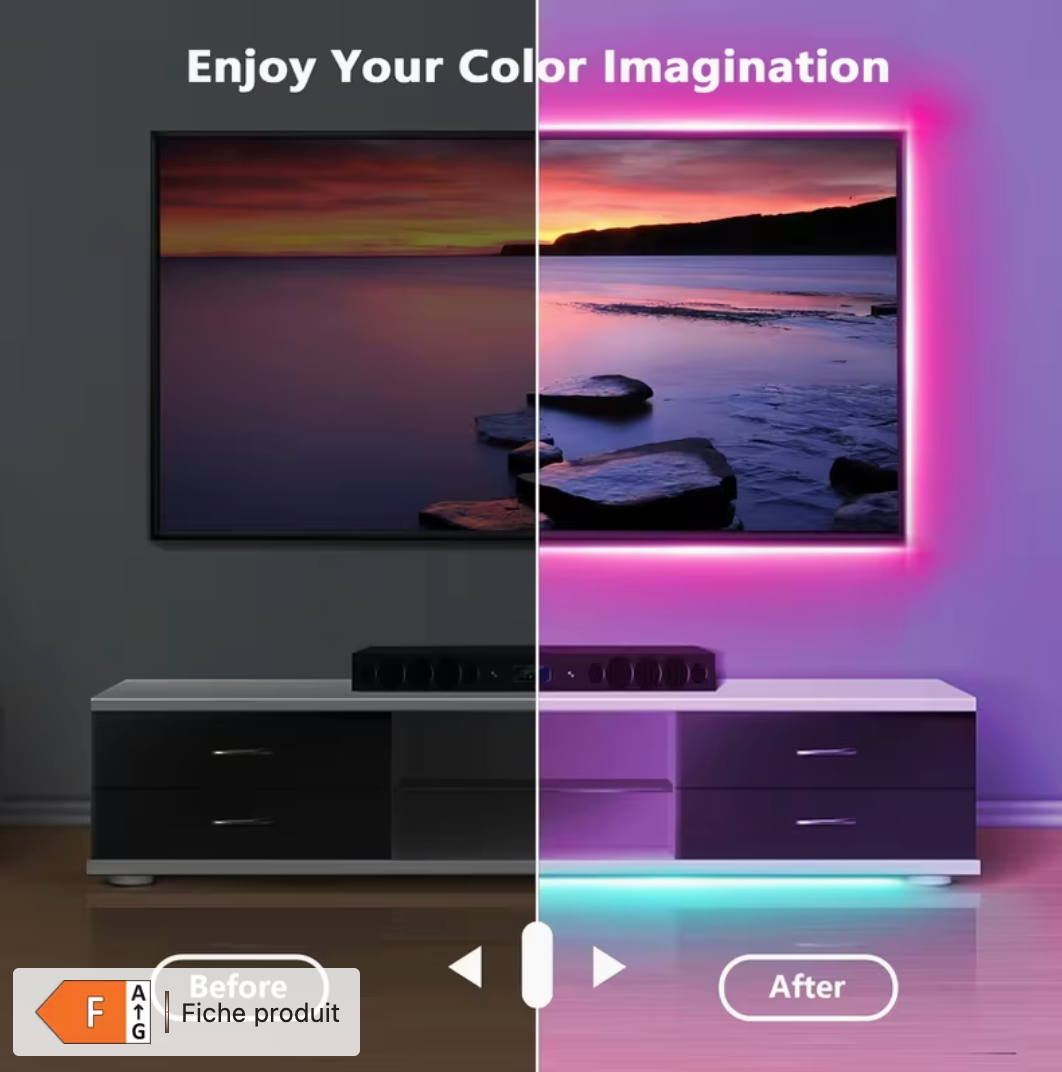 Bandes Lumineuses LED Intelligentes