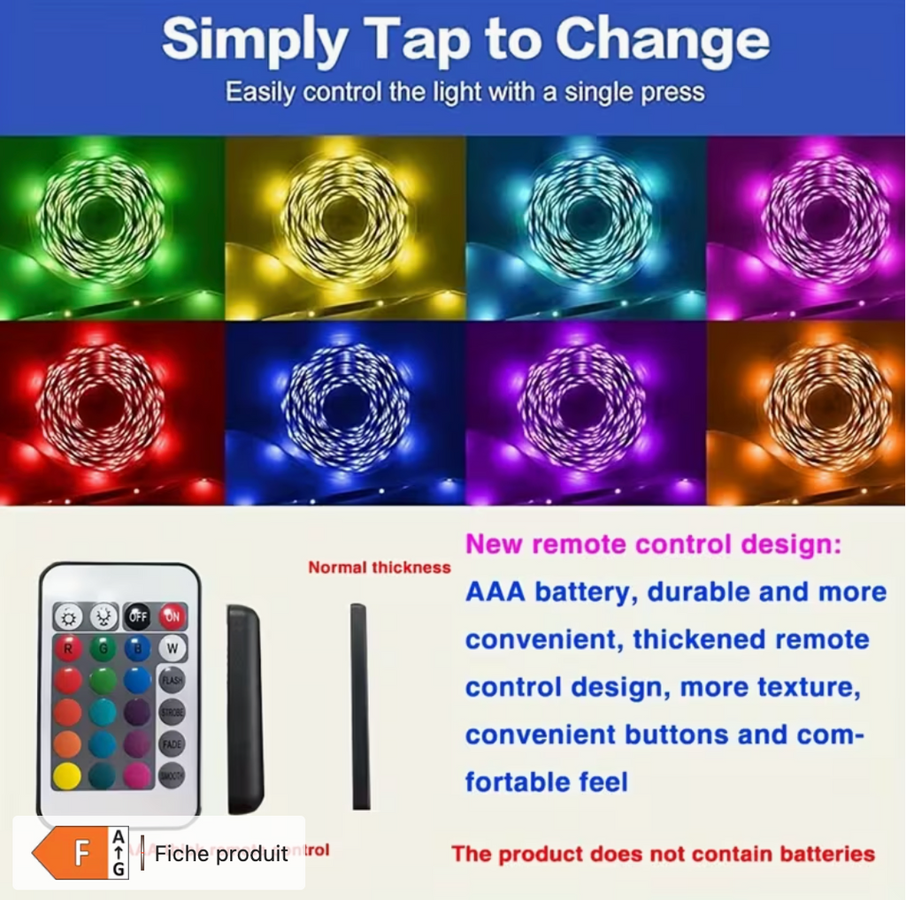Bandes Lumineuses LED Intelligentes