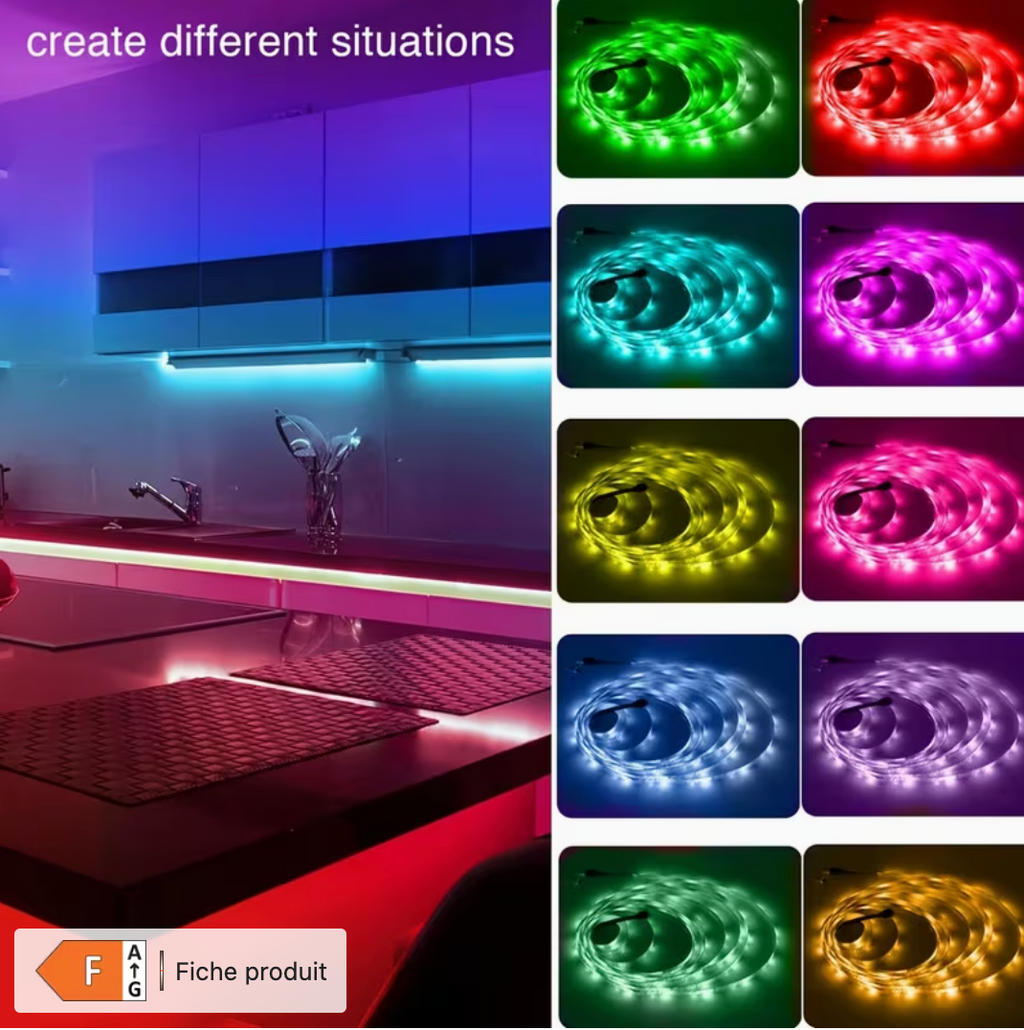 Bandes Lumineuses LED Intelligentes