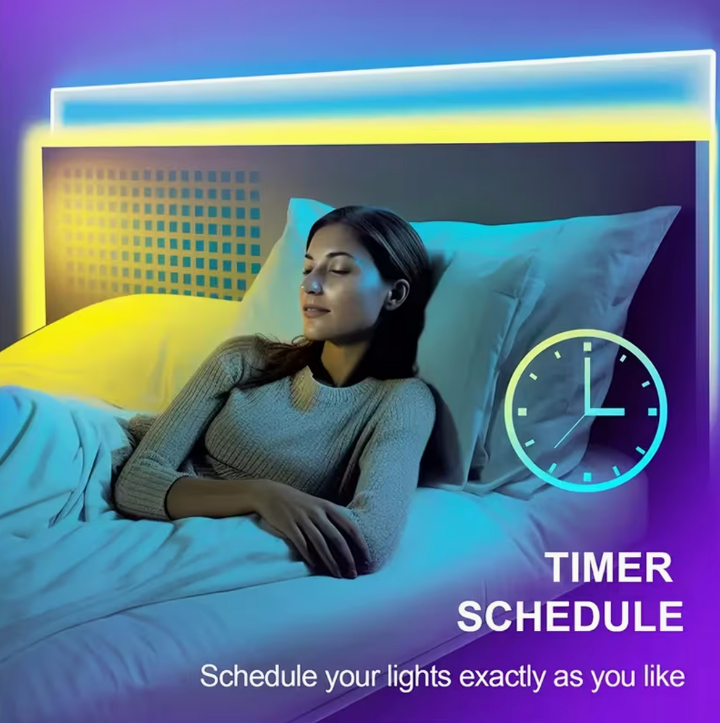 Bande LED RGB Intelligente avec Application & Télécommande 44 Touches