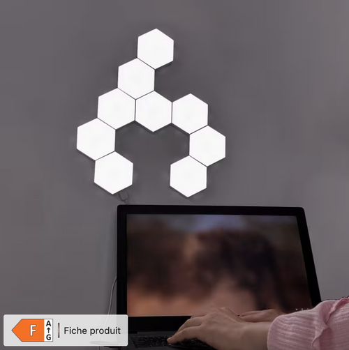 Appliques Murales LED Hexagonales Tactiles