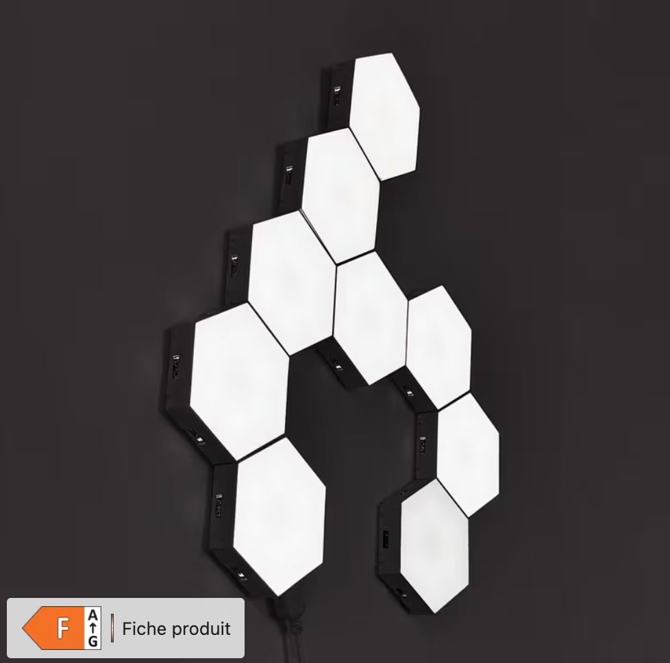 Appliques Murales LED Hexagonales Tactiles