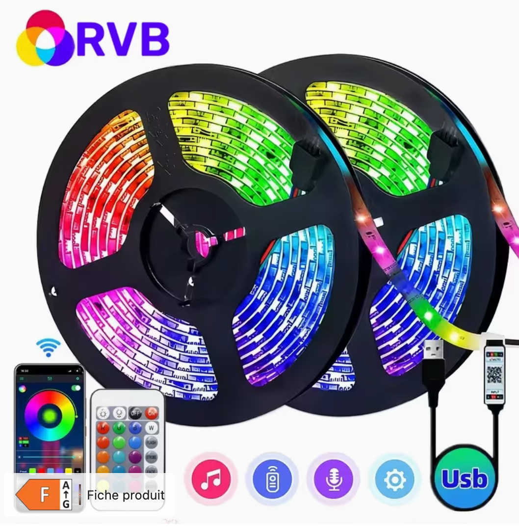 Bandes Lumineuses LED Intelligentes